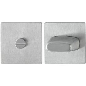   HOPPE lapos rozetta PZ, támaszbütykökkel, szögletes, rozsdamentes matt