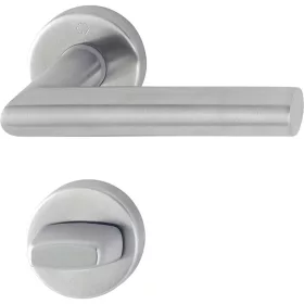   HOPPE AMSTERDAM rozettás kilincsgarnitúra 37-42 mm nemesacél matt WC