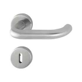 HOPPE PARIS rozettás kilincsgarnitúra - nemesacél matt BB