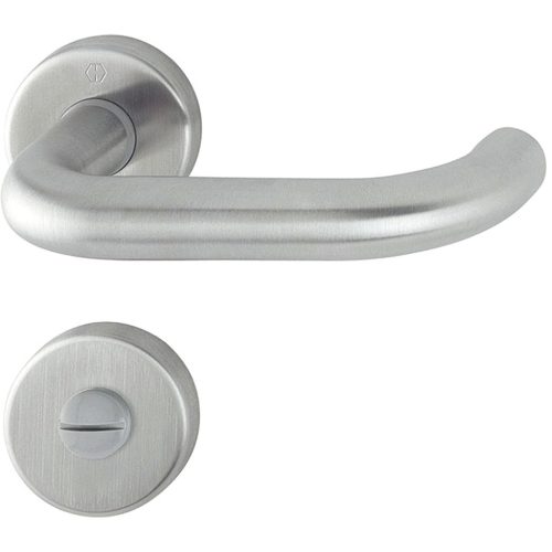 HOPPE PARIS rozettás kilincsgarnitúra 37-42 mm nemesacél matt WC