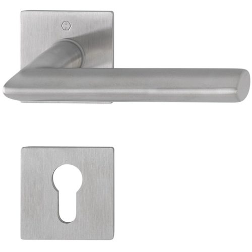 HOPPE STOCKHOLM rozettás kilincsgarnitúra 35-45 mm nemesacél PZ