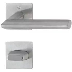   HOPPE STOCKHOLM rozettás kilincsgarnitúra 35-45 mm nemesacél WC