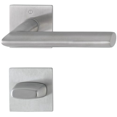 HOPPE STOCKHOLM rozettás kilincsgarnitúra 35-45 mm nemesacél WC