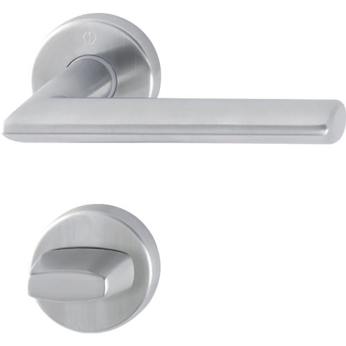 HOPPE STOCKHOLM rozettás kilincsgarnitúra nemesacél matt WC