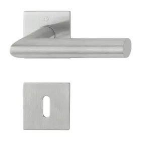   Amsterdam rozettás BB kilincsgarnitúra, ajtóvastagság 35-45 mm, nemesacél