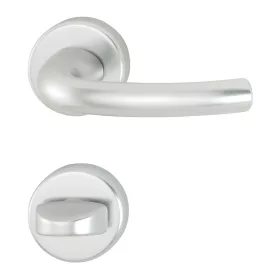   HOPPE TOKYO rozettás kilincsgarnitúra F1 ezüst eloxált WC