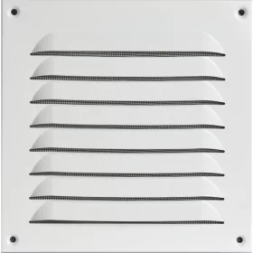   UPMANN időjárásvédelmi csavarozható rács szögletes 200 x 200 mm alu fehér