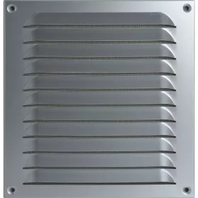   UPMANN időjárásvédelmi rács csavarozható szögletes 230 x 170 mm alu ezüst