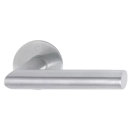 HOPPE AMSTERDAM kilincsgarnitúra nemesacél matt kulcsrozetta nélkül