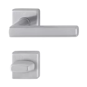 HOPPE DALLAS rozettás kilincsgarnitúra nemesacél matt WC