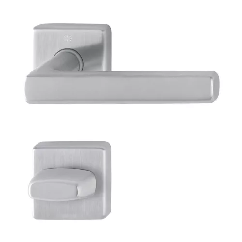 HOPPE DALLAS rozettás kilincsgarnitúra nemesacél matt WC