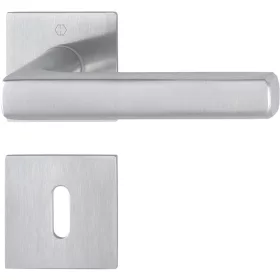   HOPPE DALLAS rozettás kilincsgarnitúra szögletes nemesacél matt BB