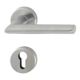   HOPPE STOCKHOLM tűzgátló rozettás kilincsgarnitúra PZ 60-70mm nemesacél matt