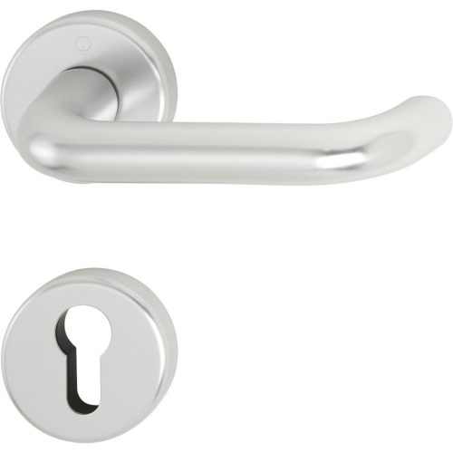 HOPPE PARIS tűzgátló rozettás kilincsgarnitúra PZ 60-70mm ezüst eloxált