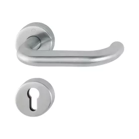   HOPPE PARIS tűzgátló rozettás kilincsgarnitúra PZ 40-45mm rozsdamentes matt