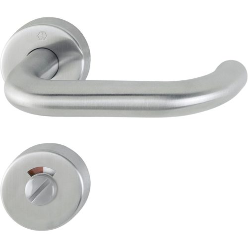 HOPPE PARIS tűzgátló rozettás kilincsgarnitúra WC 40-45mm rozsdamentes matt