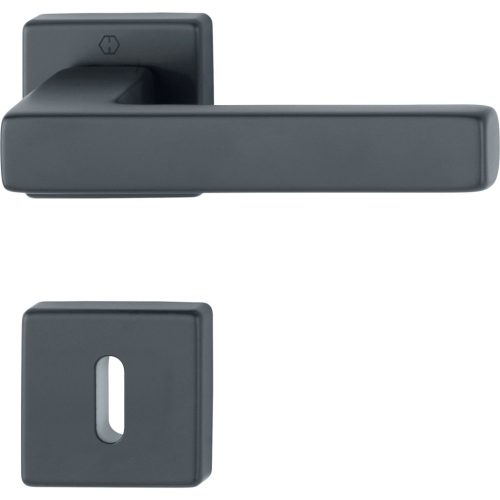 HOPPE TOULON rozettás kilincsgarnitúra 37-42 mm fekete BB