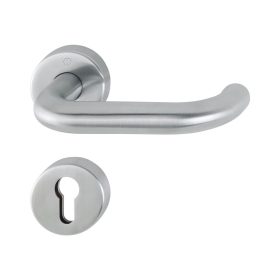   HOPPE PARIS tűzgátló rozettás kilincsgarnitúra PZ 40-45mm nemesacél matt