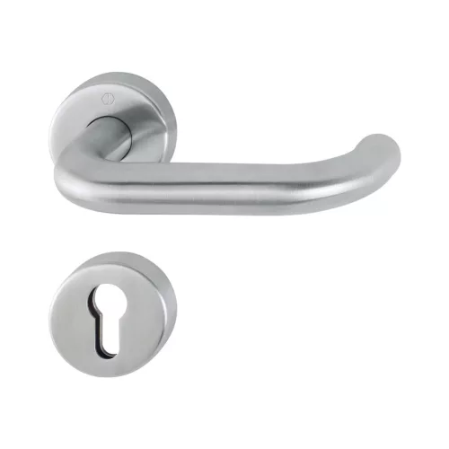 HOPPE PARIS tűzgátló rozettás kilincsgarnitúra PZ 40-45mm nemesacél matt