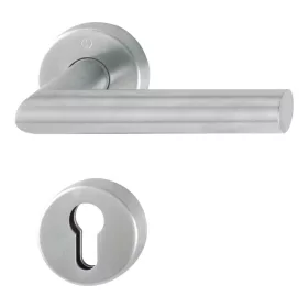   HOPPE AMSTERDAM tűzgátló rozettás kilincsgarnitúra PZ 40-45mm nemesacél matt