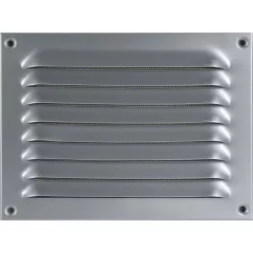   UPMANN időjárásvédelmi rács csavarozható szögletes 230 x 170 mm alu ezüst
