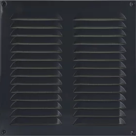   UPMANN időjárásvédelmi rács csavar. szögletes 320 x 320 mm szür. közép. sávval