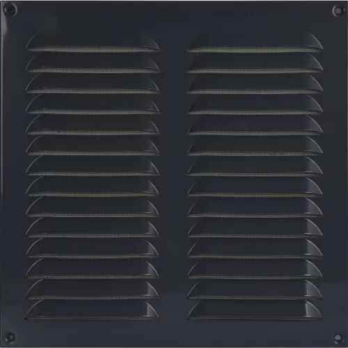 UPMANN időjárásvédelmi rács csavar. szögletes 320 x 320 mm szür. közép. sávval