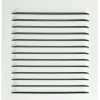 UPMANN időjárásvédelmi rács szögl. rögzítőker./feszítő rug. 230x240 mm fehér
