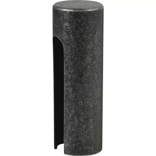 Takarósapka Laposkerek Pánt 20 mm Pántmag.112 mm Horganyzott Fekete Passzivált