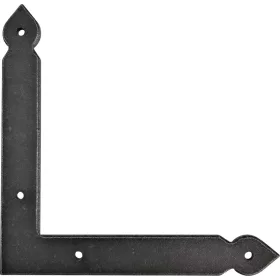   HALCÖ sarokpánt Fulp 140 x 140 mm acél horganyzott fekete passzivált