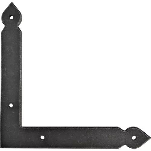 HALCÖ sarokpánt Fulp 140 x 140 mm acél horganyzott fekete passzivált