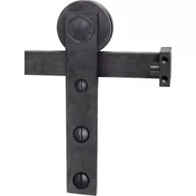   HALCÖ tolóajtó vasalatszett üveg 8-24 mm futósín 2000 mm fekete acél