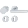 HOPPE STOKHOLM rozettás gomb/kilincs garnitúra ezüst eloxált