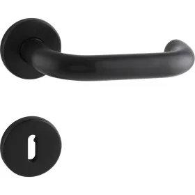   HOPPE MARCHESI PARIS rozettán kilincsgarnitúra 37-42 mm fekete matt BB