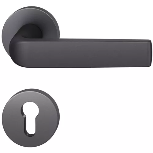 FSB tűzgátló kilincsgarnitúra 76 1267 AGL ÖNORM aluminium fekete matt