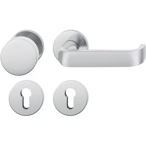 FSB tűzgátló gombos garnitúra 79 1268 AGL DIN PZ jobbos rozsdamentes acél matt