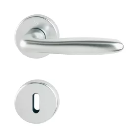   HOPPE VERONA rozettás kilincsgarnitúra 37-47 mm ezüst eloxált BB