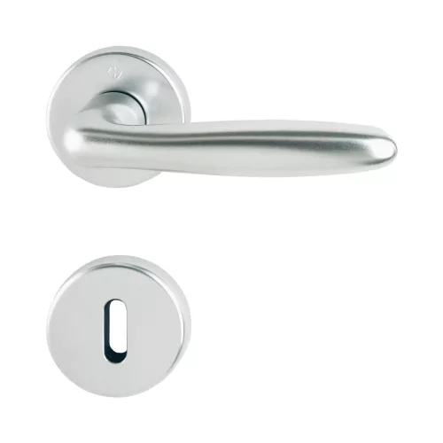 HOPPE VERONA rozettás kilincsgarnitúra 37-47 mm ezüst eloxált BB