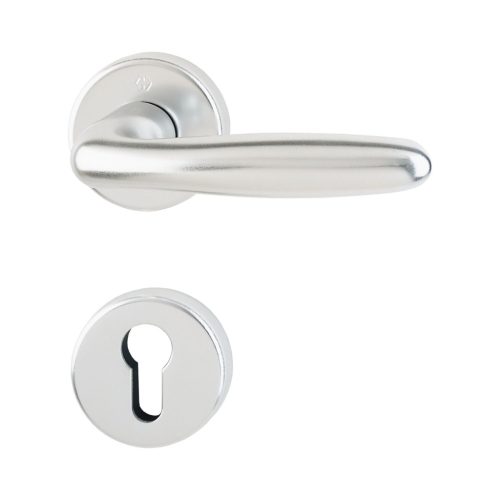 HOPPE VERONA rozettás kilincsgarnitúra 37-47 mm ezüst eloxált PZ