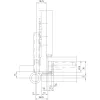 SIMONSWERK objektpánt VN 3738/160 FD pántmagasság 160 mm nemesacél