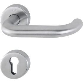   HOPPE PARIS tűzgátló rozettás kilincsgarnitúra PZ rozsdamentes matt