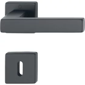   HOPPE kilincsgarnitúra AUSTIN - rozettás BB, 52 - 57 mm, alumínium fekete