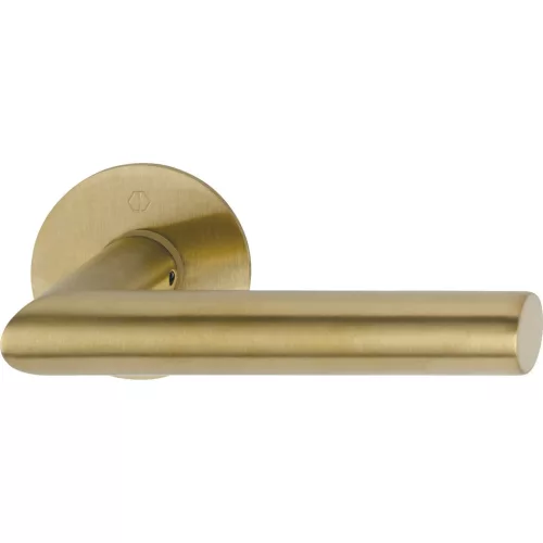 HOPPE AMSTERDAM kilincsgarnitúra kerek, kulcsrozetta nélkül , világos réz