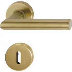   HOPPE AMSTERDAM rozettás kilincsgarnitúra 37-42 mm sárgaréz BB