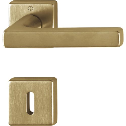 HOPPE DALLAS rozettás kilincsgarnitúra világos sárgaréz BB