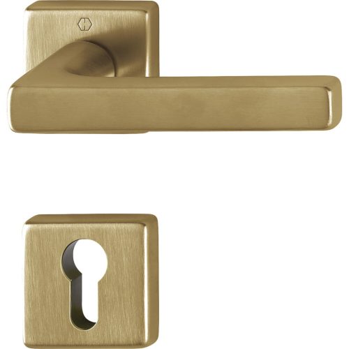 HOPPE DALLAS rozettás kilincsgarnitúra világos sárgaréz PZ