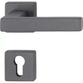   HOPPE AUSTIN rozettás kilincsgarnitúra 37-42 mm homokfekete PZ