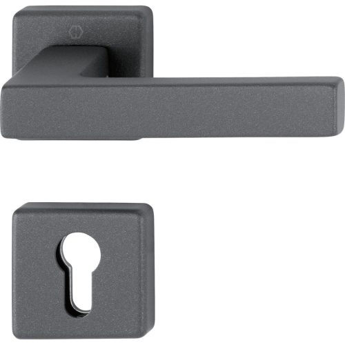 HOPPE AUSTIN tűzgátló kilincsgarnitúra PZ homokfekete