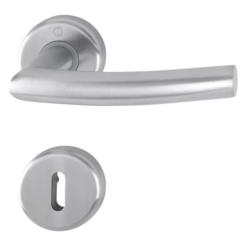 HOPPE ALTA rozettás kilincsgarnitúra 42-45 mm nemesacél matt BB