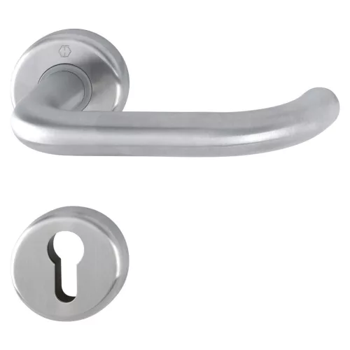 HOPPE BADEN rozettás kilincsgarnitúra 42-45 mm nemesacél matt PZ